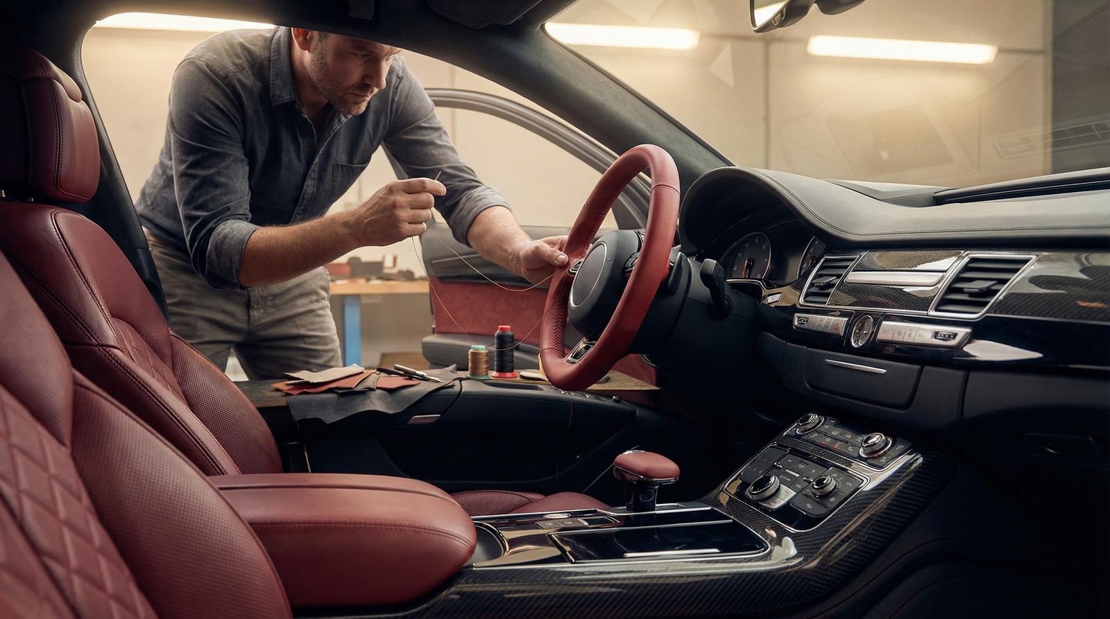 探花-豪车内饰原创视频教程